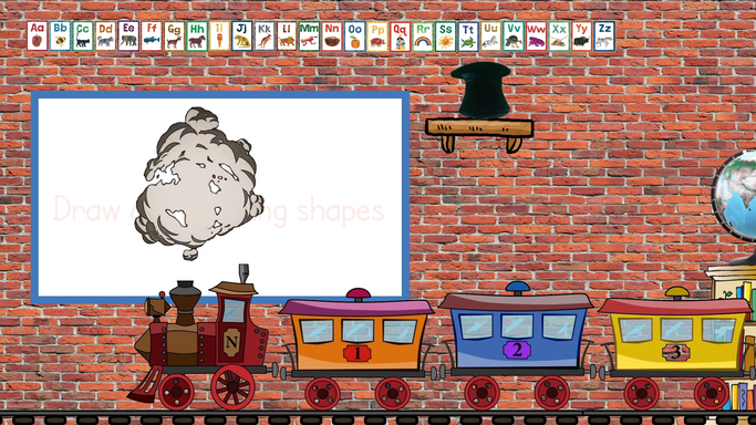 Draw a Train Engine